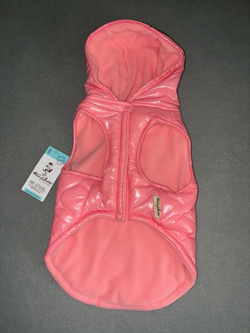 House of Barker by Harry Barker Pink Quilted Dog Jacket NEW - Picture 2 of 10